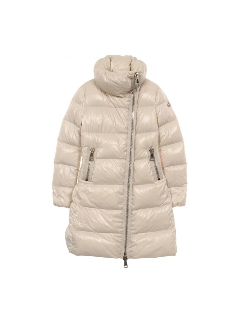 Moncler Down Jacket Joinville Light Beige Nylon Coat